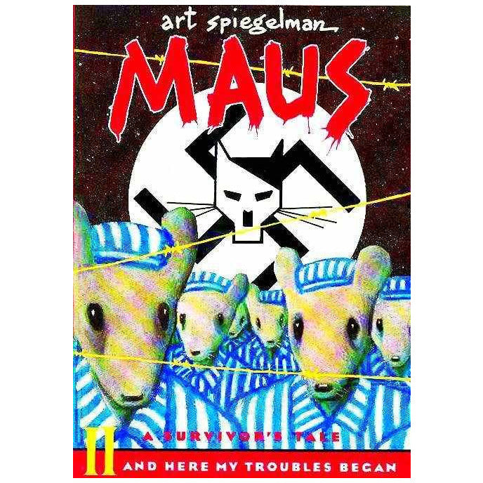 Maus A Survivor's Tale Vol II And Here My Troubles Began Graphic Novels Pantheon [SK]   