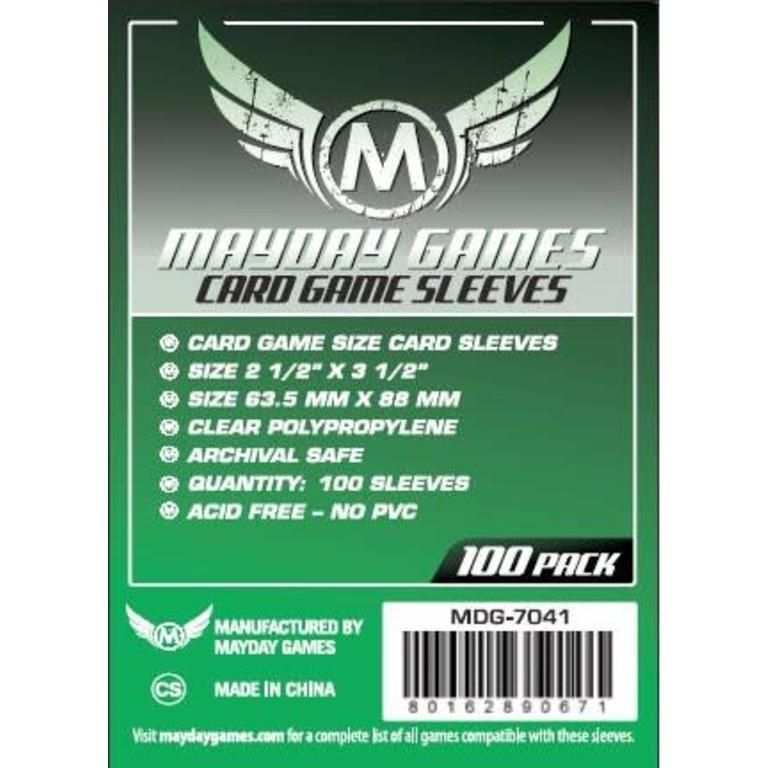 Mayday - Card Game Sleeves - 63.5x88mm - 100 Pack Mayday - Card Game Sleeves - 63.5x88mm - 100 Pack