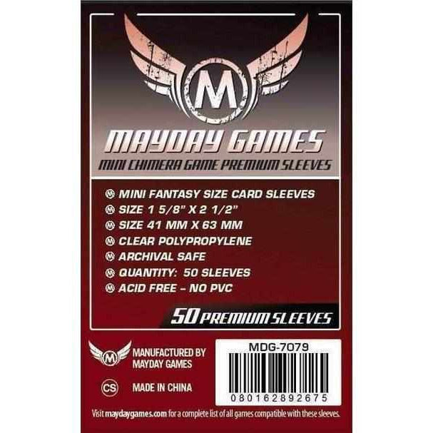 MayDay Mini 43x65mm Sleeves Card Supplies MayDay Games [SK]   