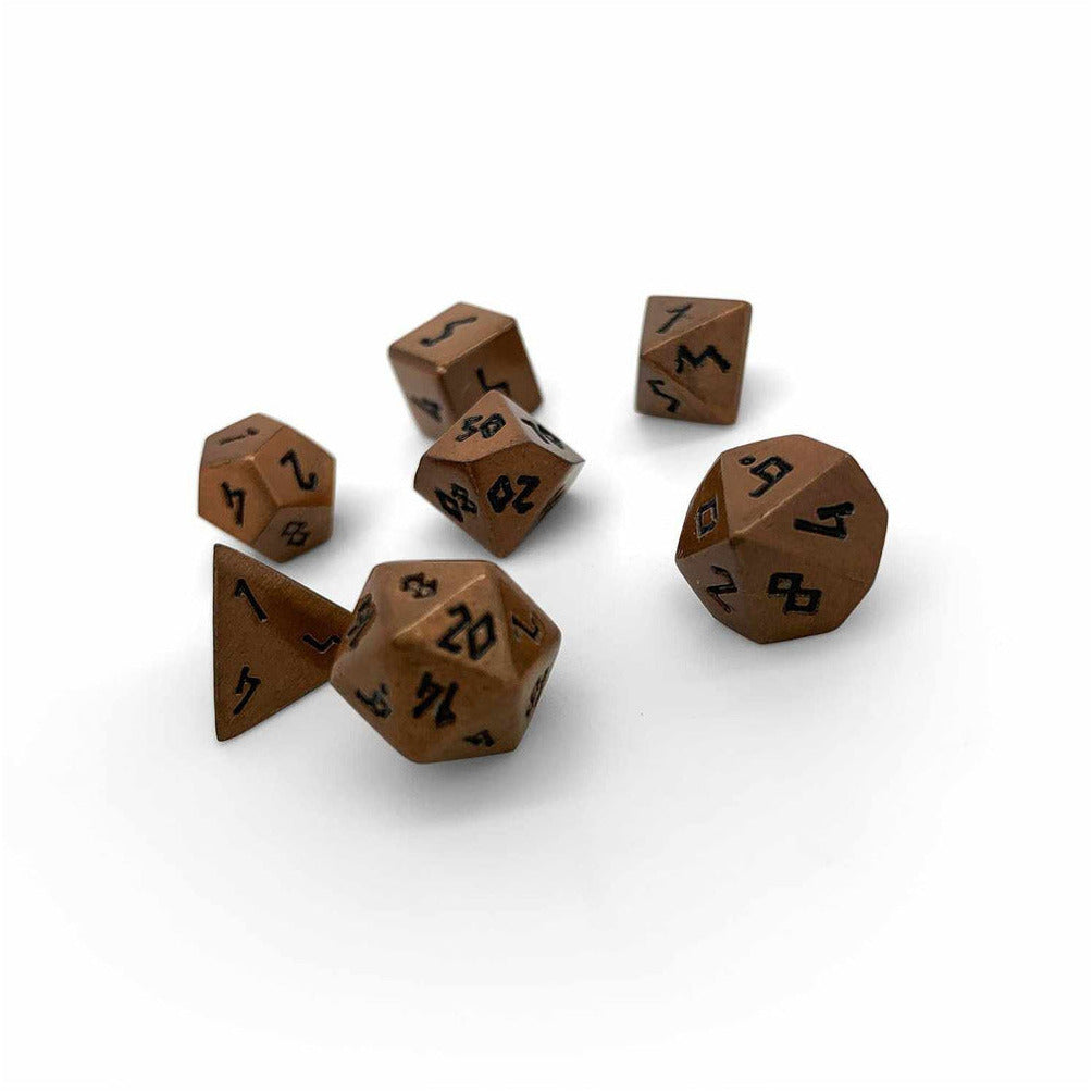 Norse Foundry Pebble Set Gnomish Copper Dice Norse Foundry [SK]   
