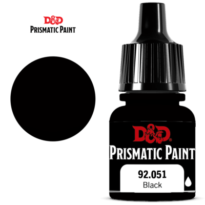 Dungeons & Dragons Prismatic Paint: Black 92.051 Paints & Supplies WizKids [SK]   