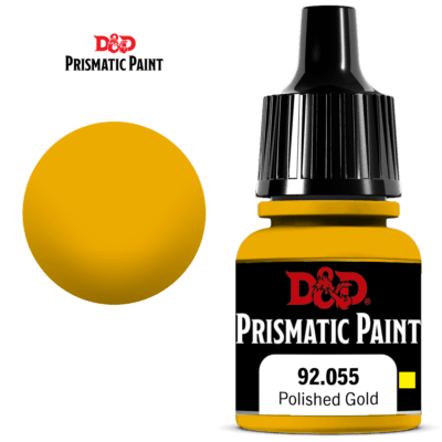 Dungeons & Dragons Prismatic Paint: Polished Gold (Metallic) 92.055 Paints & Supplies WizKids [SK]   