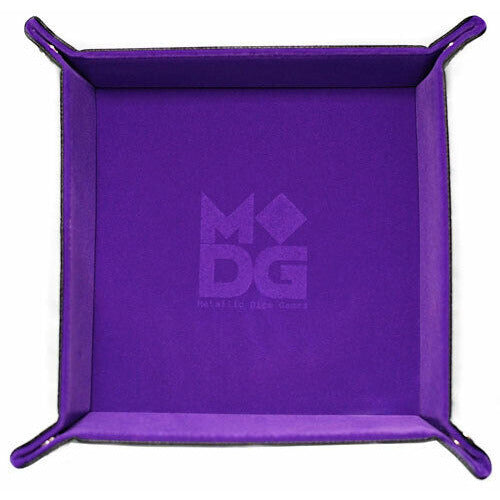 FanRoll Dice Tray Purple Velvet Game Accessory FanRoll by Metallic Dice Games [SK]