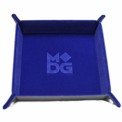FanRoll Dice Tray Blue Velvet Game Accessory FanRoll by Metallic Dice Games [SK]