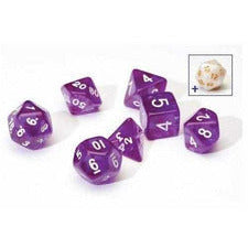 Sirius Dice Set - Purple Translucent Dice Sets & Singles Sirius Dice [SK]   