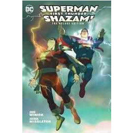 Superman Shazam First Thunder Deluxe Hardcover Graphic Novels Diamond [SK]   