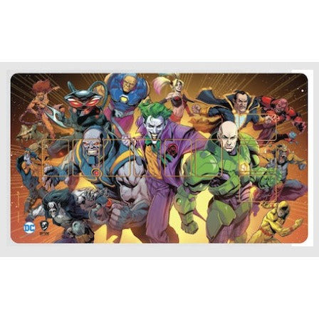 DC Deckbuilder Supervillains Playmat (Kickstarter Exclusive) Game Accessory Cryptozoic Entertainment [SK]   