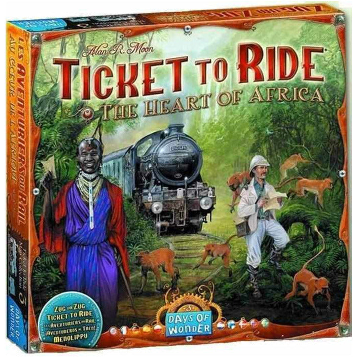 Ticket to Ride Heart of Africa Map Collection 3 Board Games Days of Wonder [SK]   