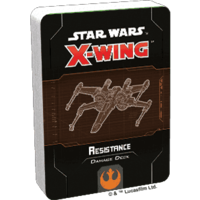 X-Wing Second Edition Resistance Damage Deck Star Wars Minis Fantasy Flight Games [SK]   