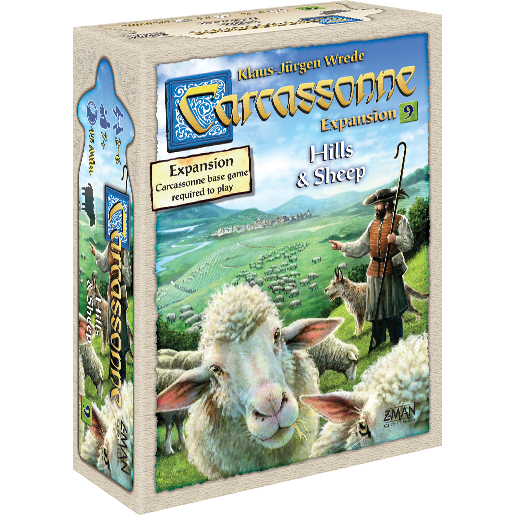 Carcassonne Expansion 9 Hills & Sheep Board Games Z-Man Games [SK]   